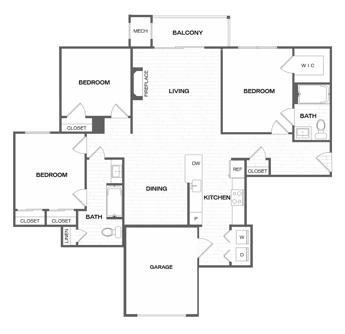 Floor Plan Image of Apartment Apt 1702